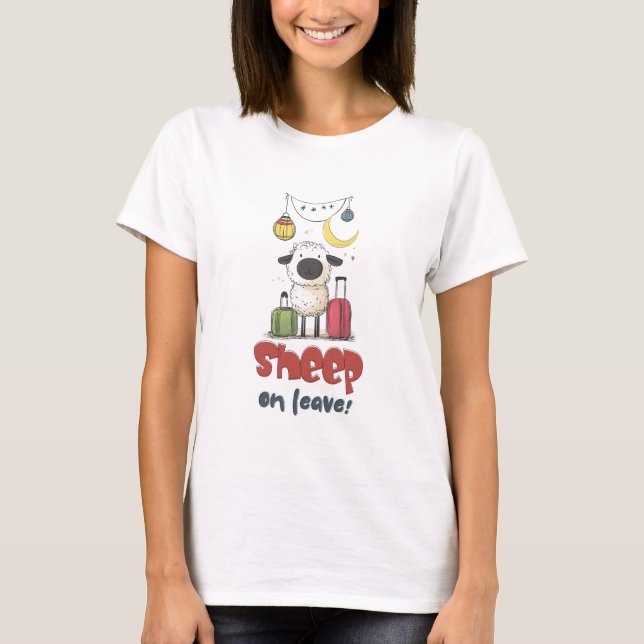T-shirt Aïd. en congé | Paquet complet & Basse-queue plus  (Devant)