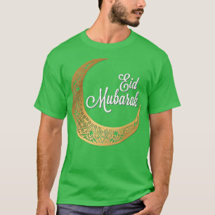 T-shirt Aïd Moubarak-Aïd Al Fitr Conception des fêtes isla