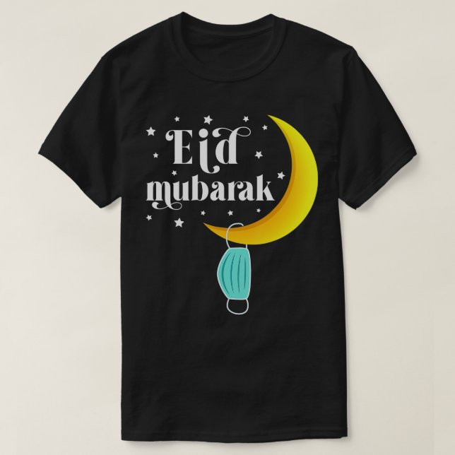 T-shirt Aïd Moubarak Drôle Aïd 2023 Masque vêtements musul (Design devant)