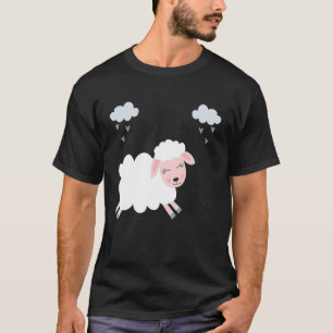 T-shirt Aïd Moubarak Musulmans Moutons mignons bouclés Mou