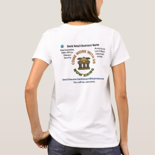 T-shirt Aide à l'embauche Recherchée personnalisée