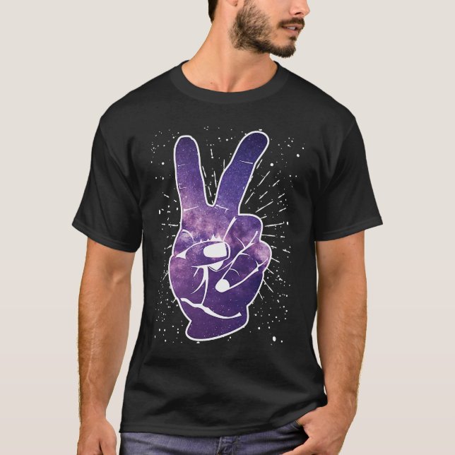T-shirt Aide auditive Fierté sourde ASL langue des signes  (Devant)