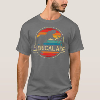 T-shirt Aide de bureau Dinosaur