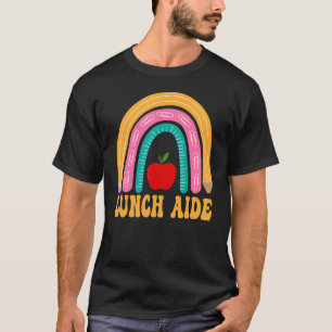 T-shirt Aide-Déjeuner Crayon Arc-En-Ciel Femmes Retour À L