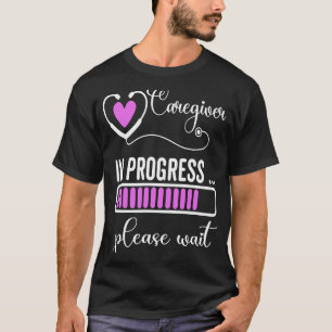 T-shirt Aide En Cours S'Il Vous Plaît Attendre Pour La Car