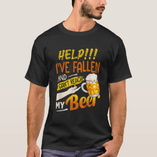 T-shirt Aide Je suis tombée et je ne peux pas atteindre ma