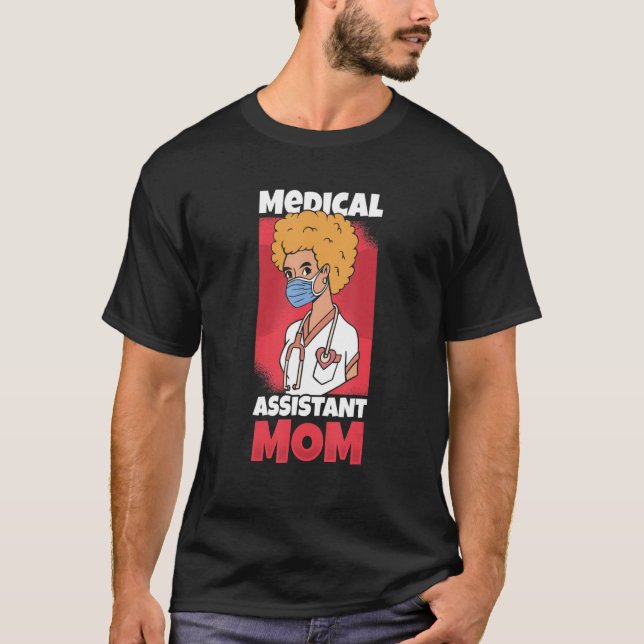 T-shirt Aide Médicale Maman Emploi Infirmière Assistance i (Devant)