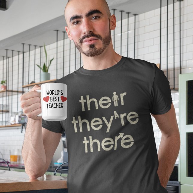 T-shirt Aide pédagogique élémentaire sombre Vocabulaire En (Créateur téléchargé)