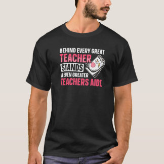 T-shirt Aide pour l'enseignant de retour à l'école pour un