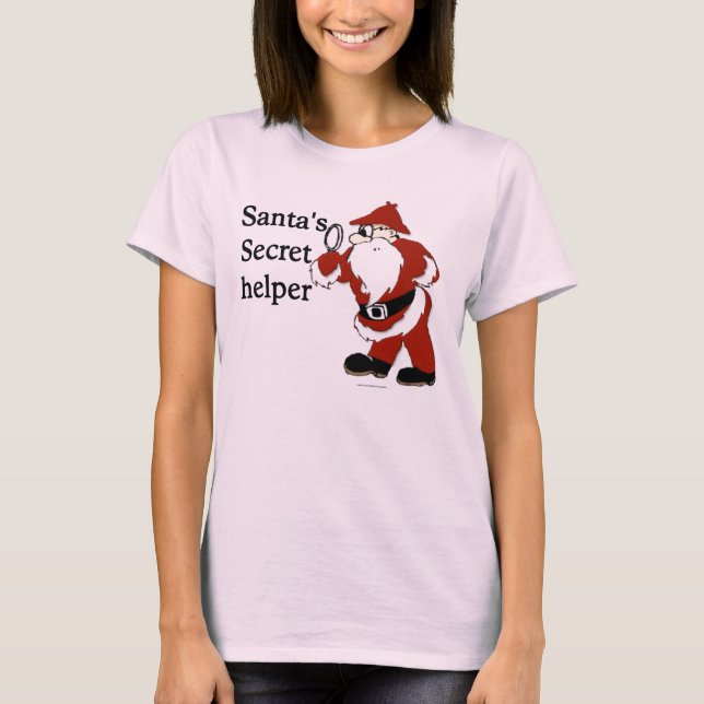 T-SHIRT AIDE SECRET PÈRE NOËL (Devant)