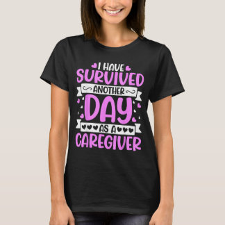 T-shirt Aide-soignant - Drôle Avoir Survécu à un Autre Jou