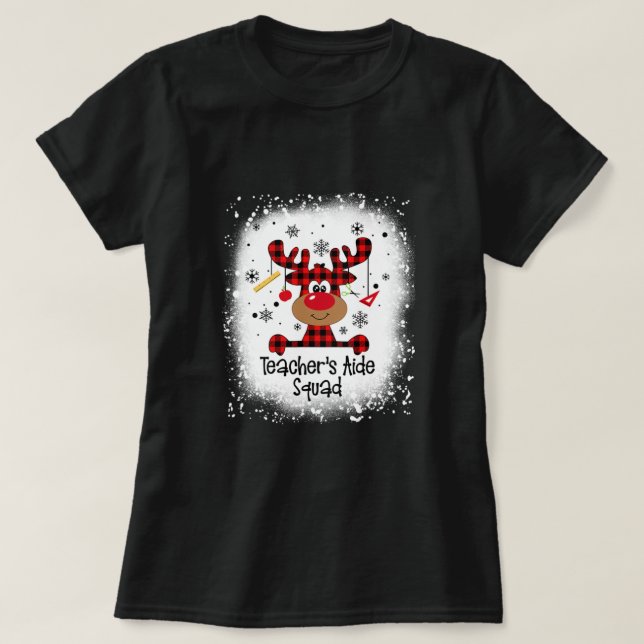 T-shirt Aide Squad Reindeer Funny Chris (Design devant)