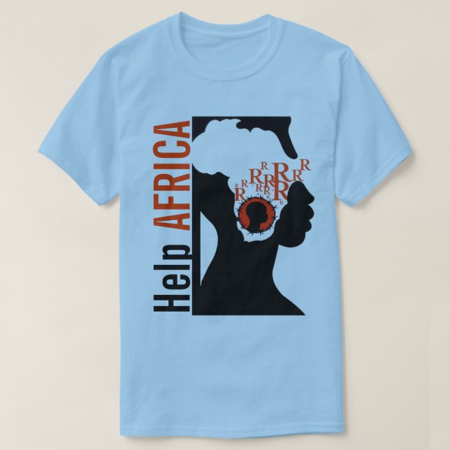 T-SHIRT AIDER L'AFRIQUE (Design devant)