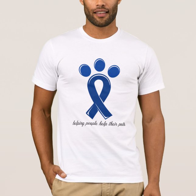 T-shirt aider les gens à aider leurs animaux de compagnie (Devant)