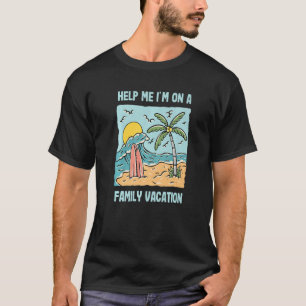T-shirt Aidez-moi Je suis en vacances en famille Sardaigne