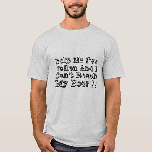 T-shirt aidez-moi, je suis tombé et je n'arrive pas à atte (Devant)