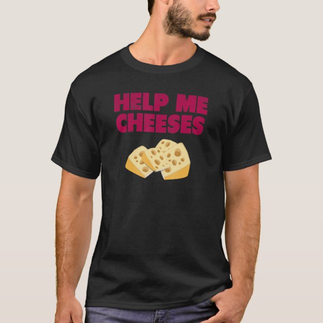 T-shirt AIDEZ-MOI LES FROMAGES mignonette (Devant)