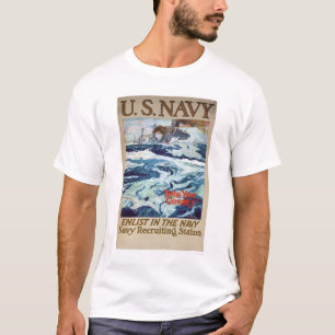 T-shirt Aidez votre pays - pour enrôler dans la marine