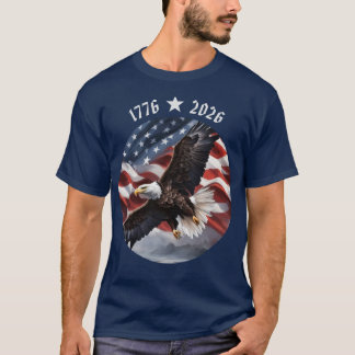 T-Shirt Aigle 250e Anniversaire Américain 1776-202