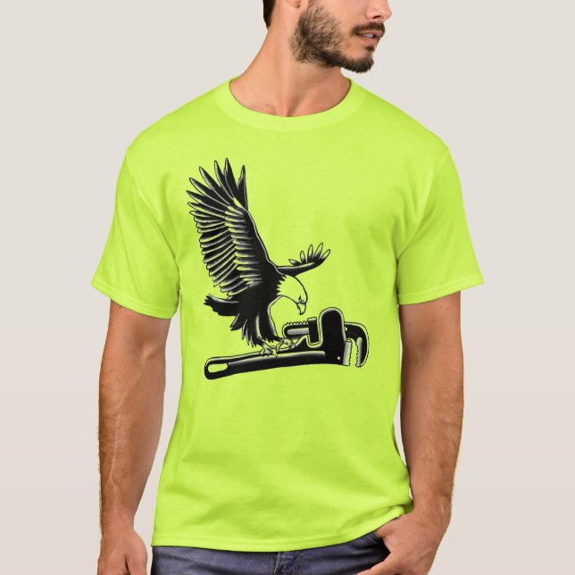 T-shirt Aigle à clé (Devant)