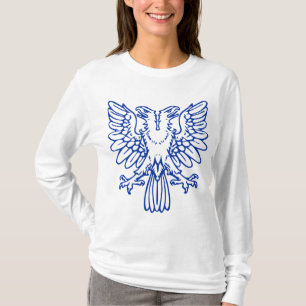 T-shirt Aigle à deux têtes - bleu marine