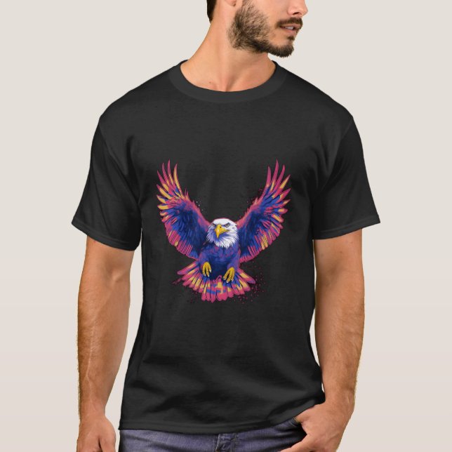 T-shirt Aigle à tête blanche américaine (Devant)