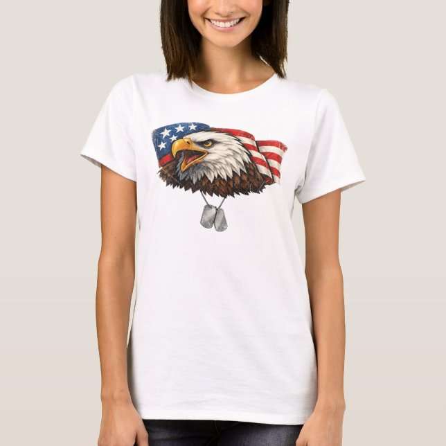 T-shirt Aigle américain (Devant)
