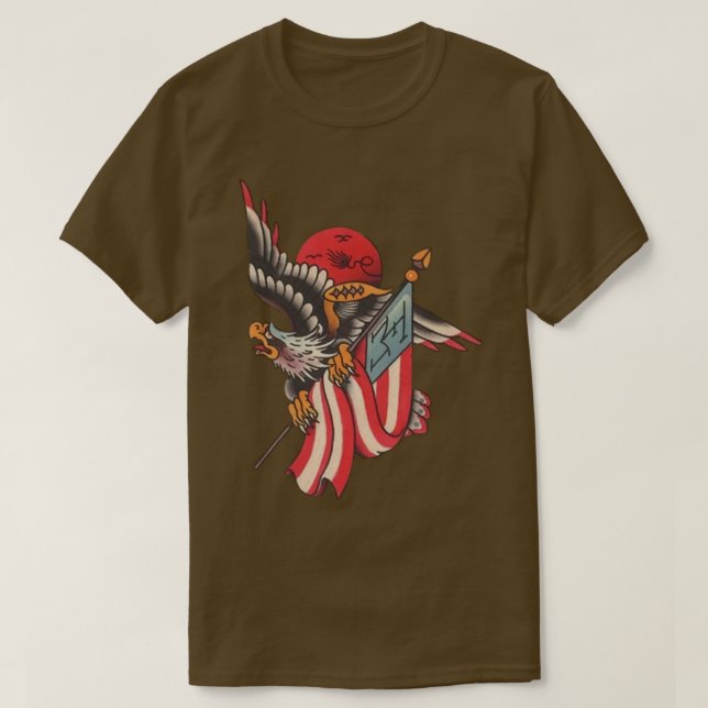 T-shirt aigle américain (Design devant)