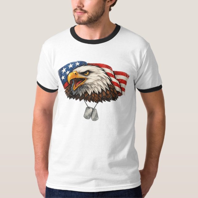 T-shirt Aigle américain (Devant)
