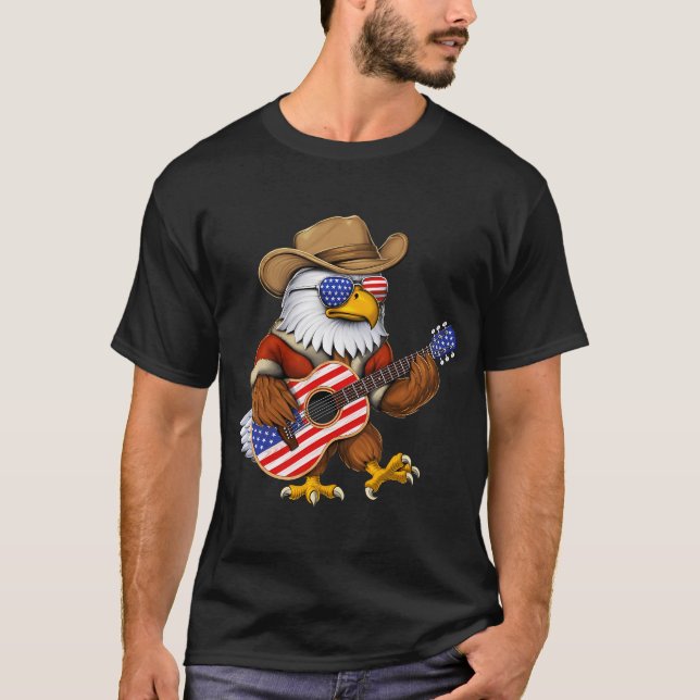 T-shirt Aigle américain à tête blanche (Devant)