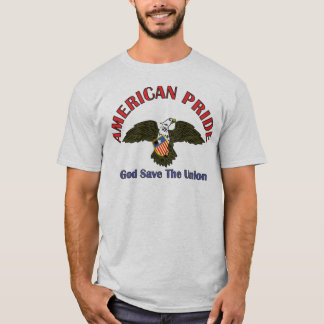 T-shirt Aigle américain armoiries Dieu arme le patriote 18