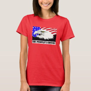 T-shirt Aigle américain, convoi du peuple