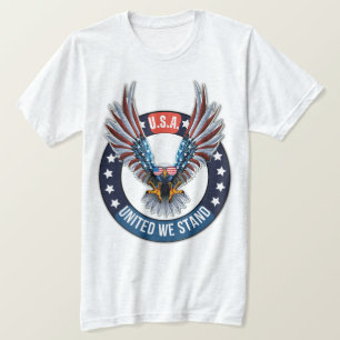 T-shirt Aigle américain des États-Unis Unis nous sommes