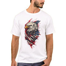 Aigle américain patriotique vintage 4 juillet 