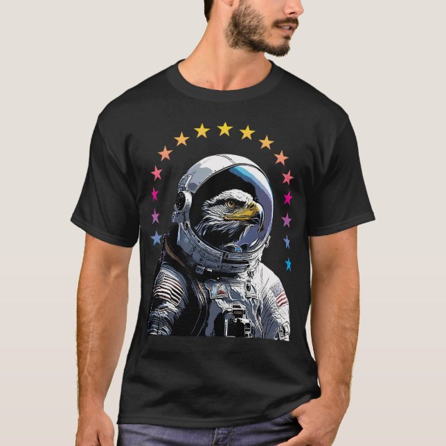 T-shirt Aigle astronaute (Devant)