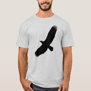 T-shirt Aigle Bald en Silhouette Black Graphisme