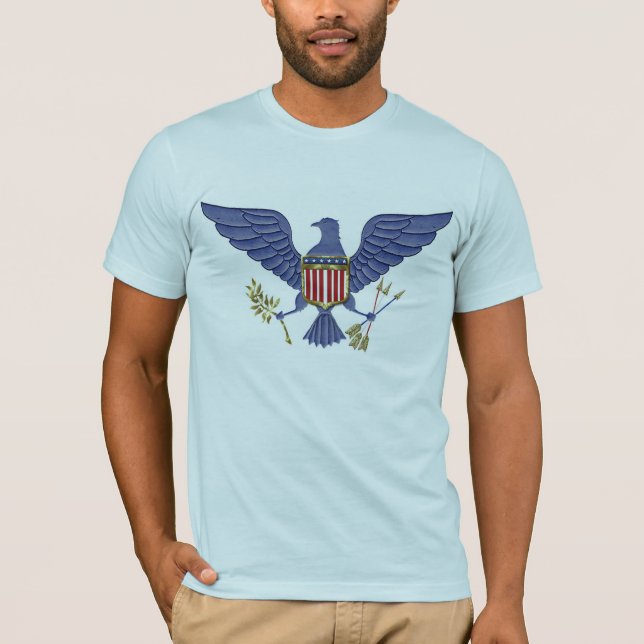 T-shirt Aigle bleu (Devant)