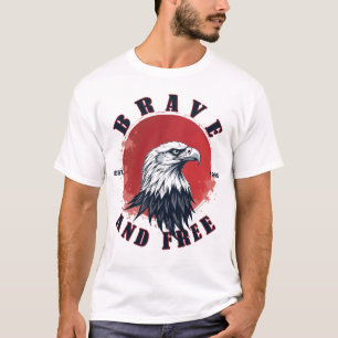 T-shirt Aigle Brave et Libre