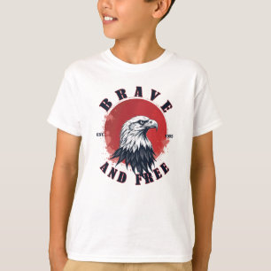 T-shirt Aigle Brave et Libre