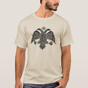 T-shirt Aigle Byzantin Vintage Noir