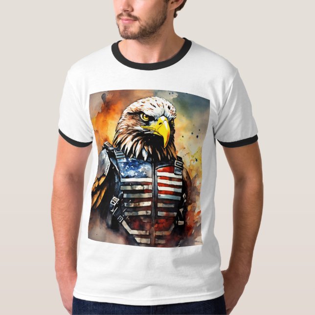 T-shirt Aigle d'acier : Gardien de terminateur (Devant)