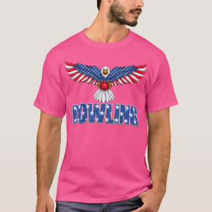 T-shirt Aigle De Bowling Et Usa