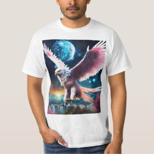 T-shirt aigle de cristal en vol, représentant l'indépendan