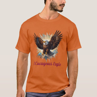 T-shirt Aigle de cristal en vol - Symbole de l'indépendanc
