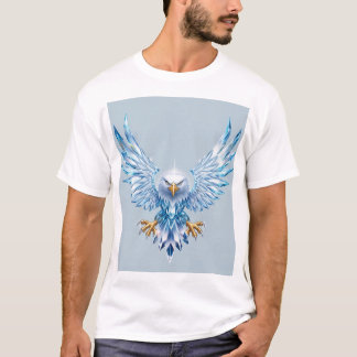 T-shirt Aigle de cristal : Symbole de liberté et d'ambitio