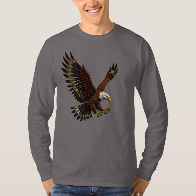T-shirt Aigle de feu en vol (Devant)