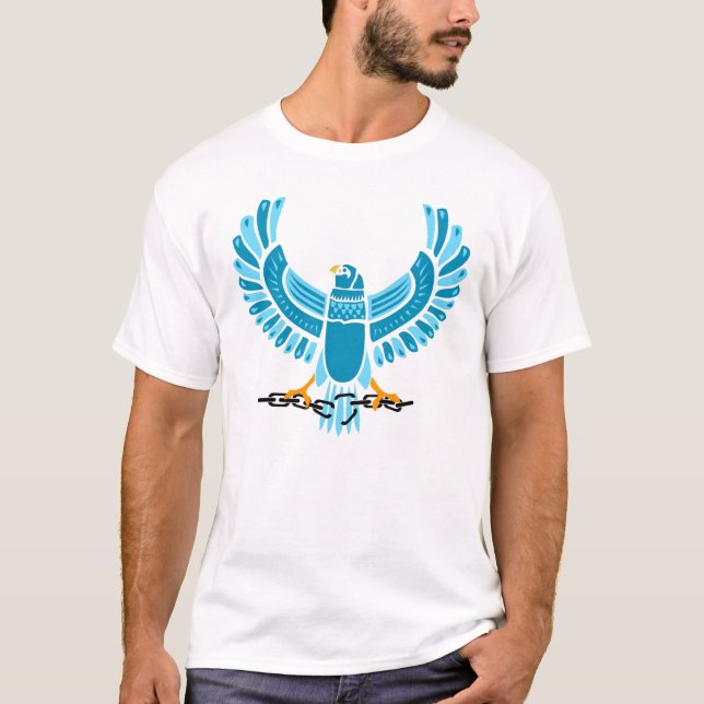 T-shirt Aigle de gazouillement de l'Egypte (Devant)