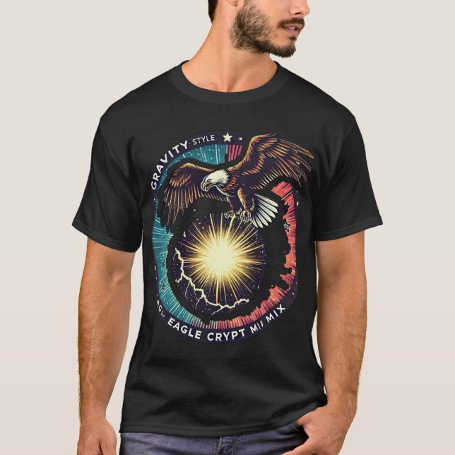 T-shirt Aigle de gravité : Supernova Sentinel" (Devant)