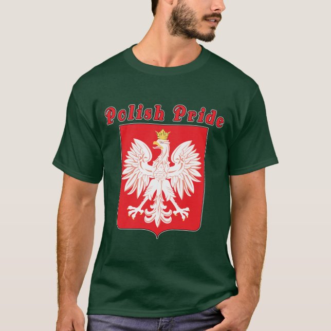 T-shirt Aigle de la fierté polonaise (Devant)