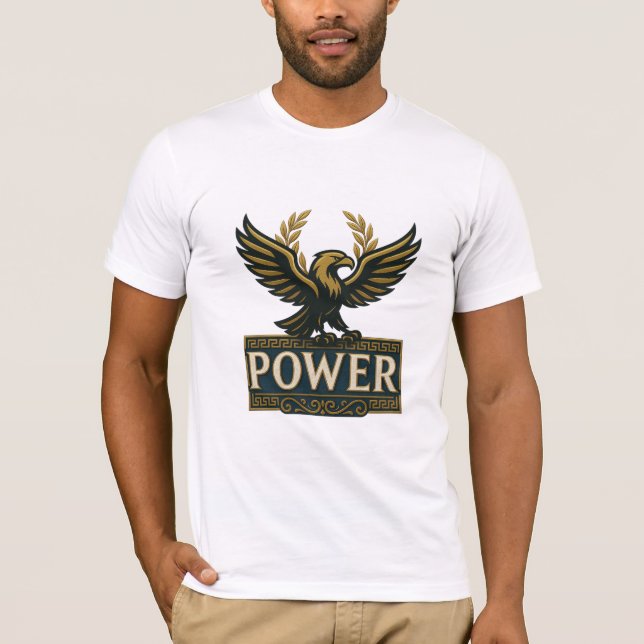 T-shirt aigle de puissance (Devant)